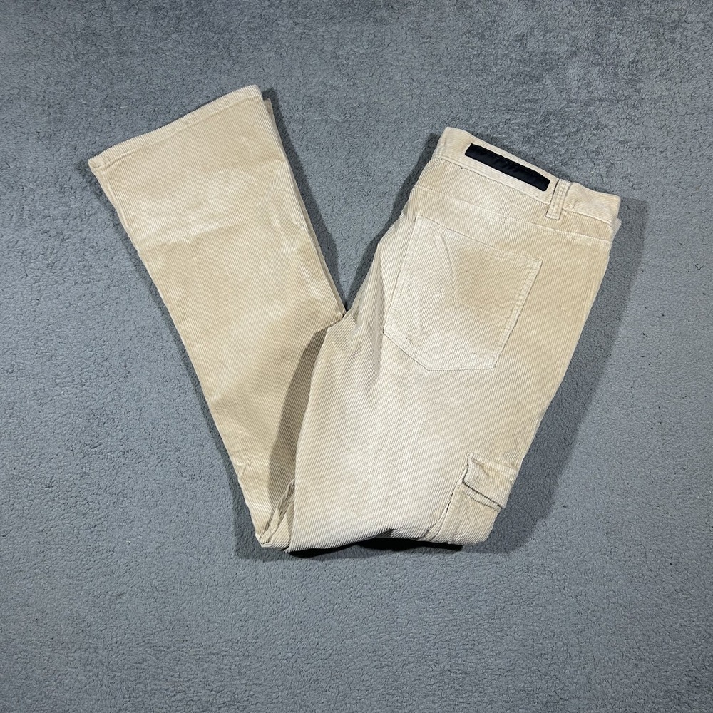 NWT Rockstar Original Jaylen Beige Stacked Flare Corduroy Pants Men's 42 #2911